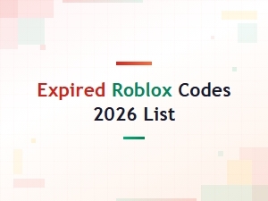 Expired Roblox Codes 2026 List - All Inactive Promo Codes
