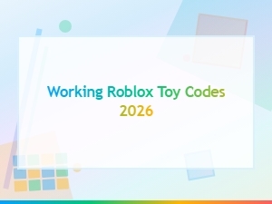 Working Roblox Toy Codes 2026 – Redeem Free Items Now